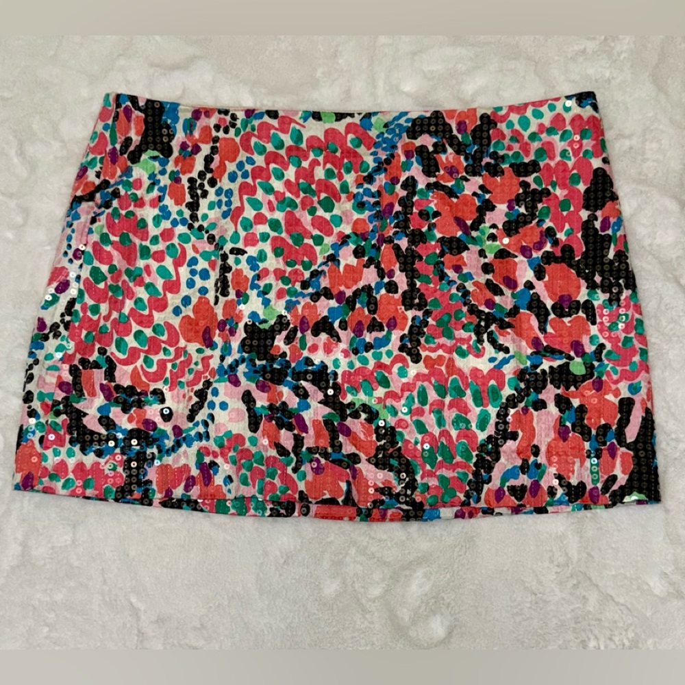 Lilly Pulitzer Tate Sequin Mini Skirt- Size 12- BNWT